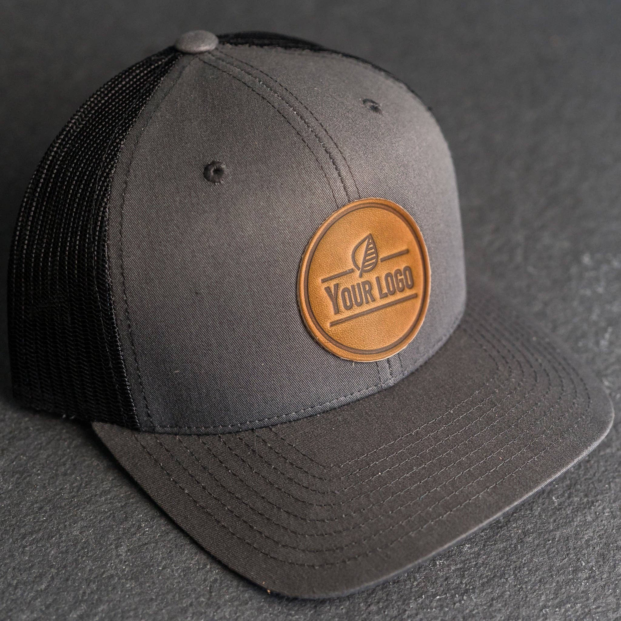 Ox & Pine - Wholesale Trucker Hat - Unisex - Your Logo on a Leather Patch Trucker Style Hat6