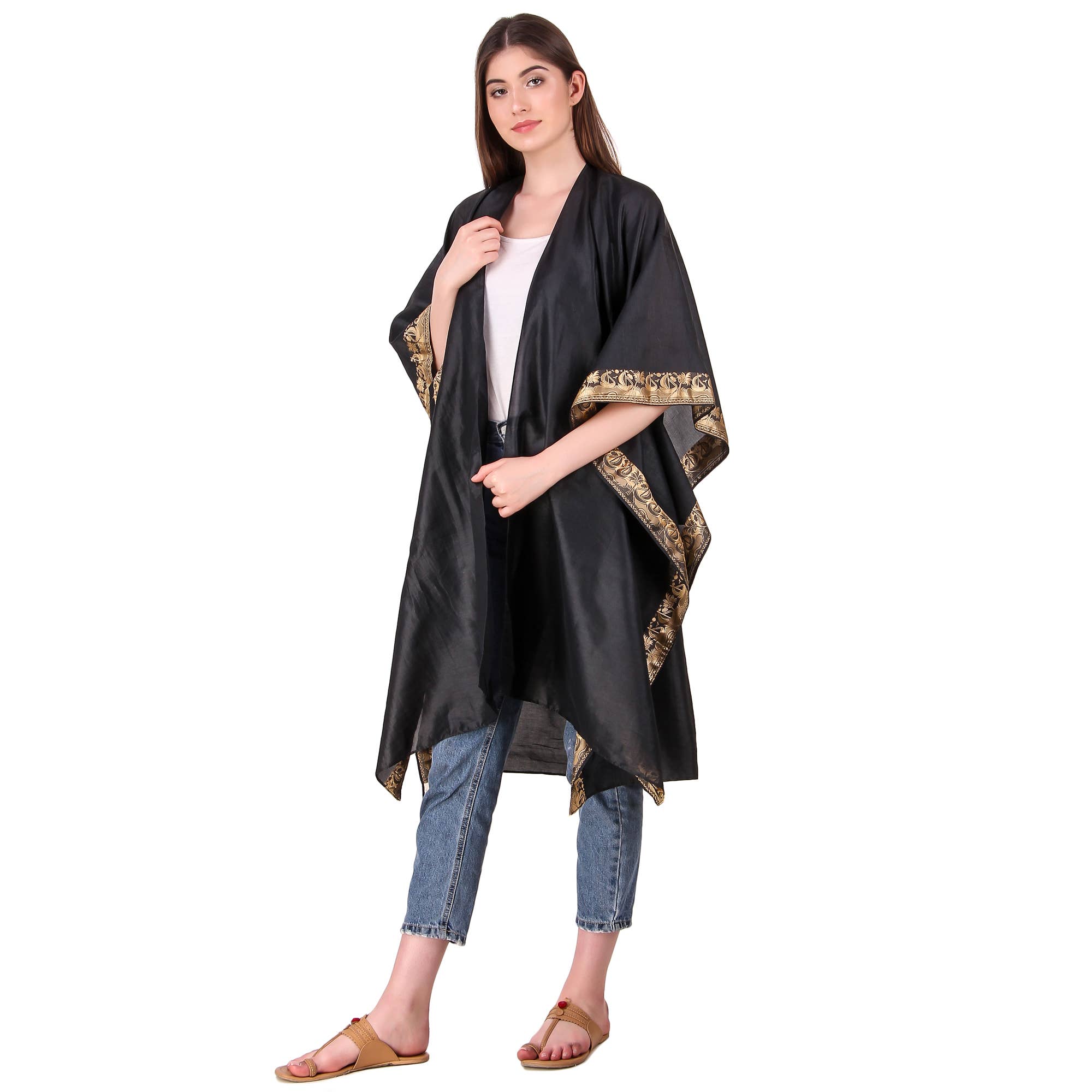 Sewing New Futures, Inc - Wholesale Kimono - Women's - Vintage Sari Kimono4