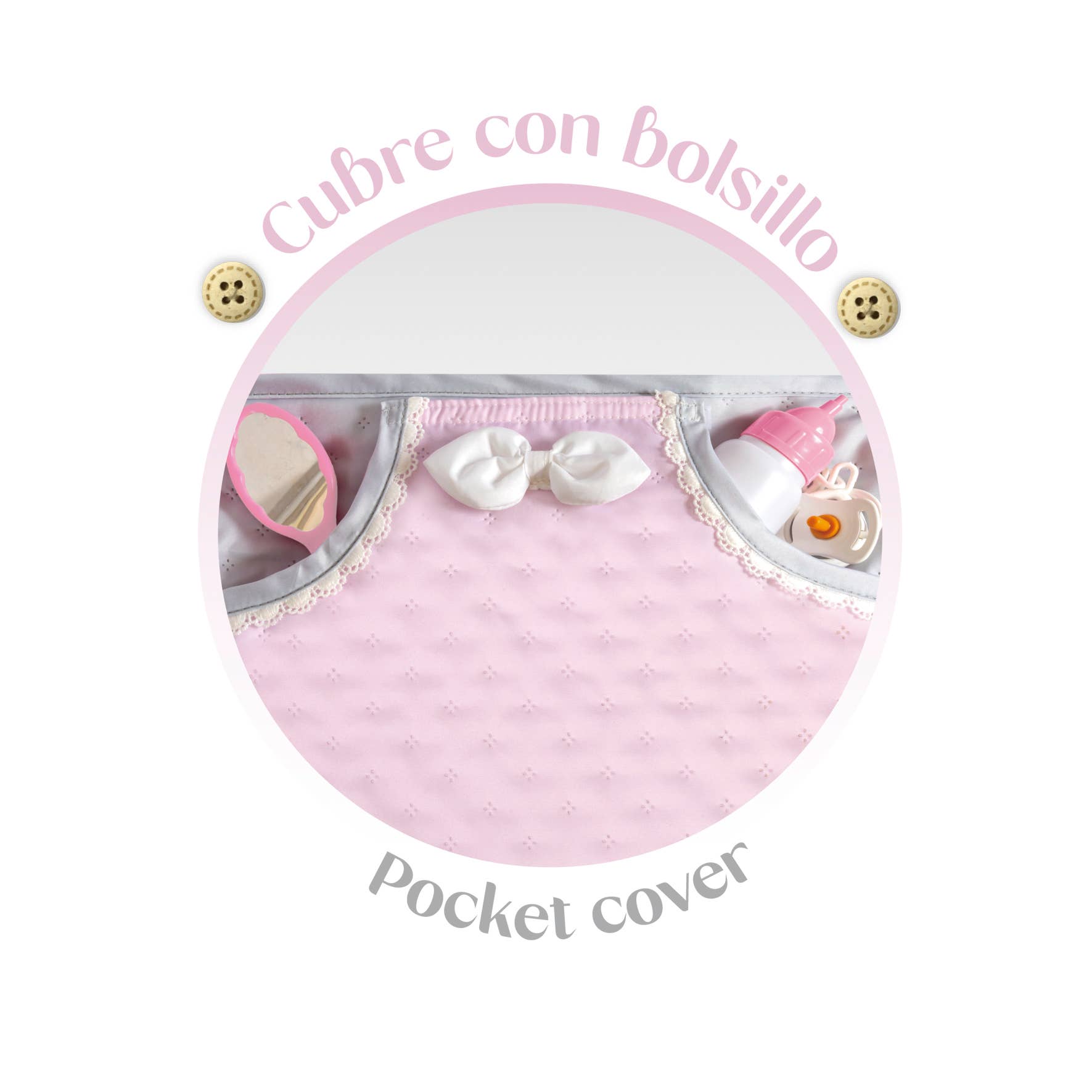 DeCuevas Toys - Wholesale Doll Stroller - Kids - 82075 - REBORN foldable doll stroller "Sophie"6