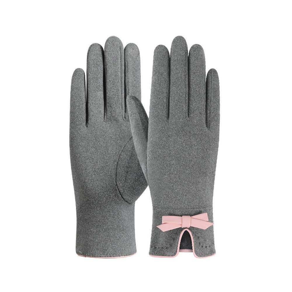 VividLux - Wholesale Gloves - Women's - Elegant Bow Warm Gloves9