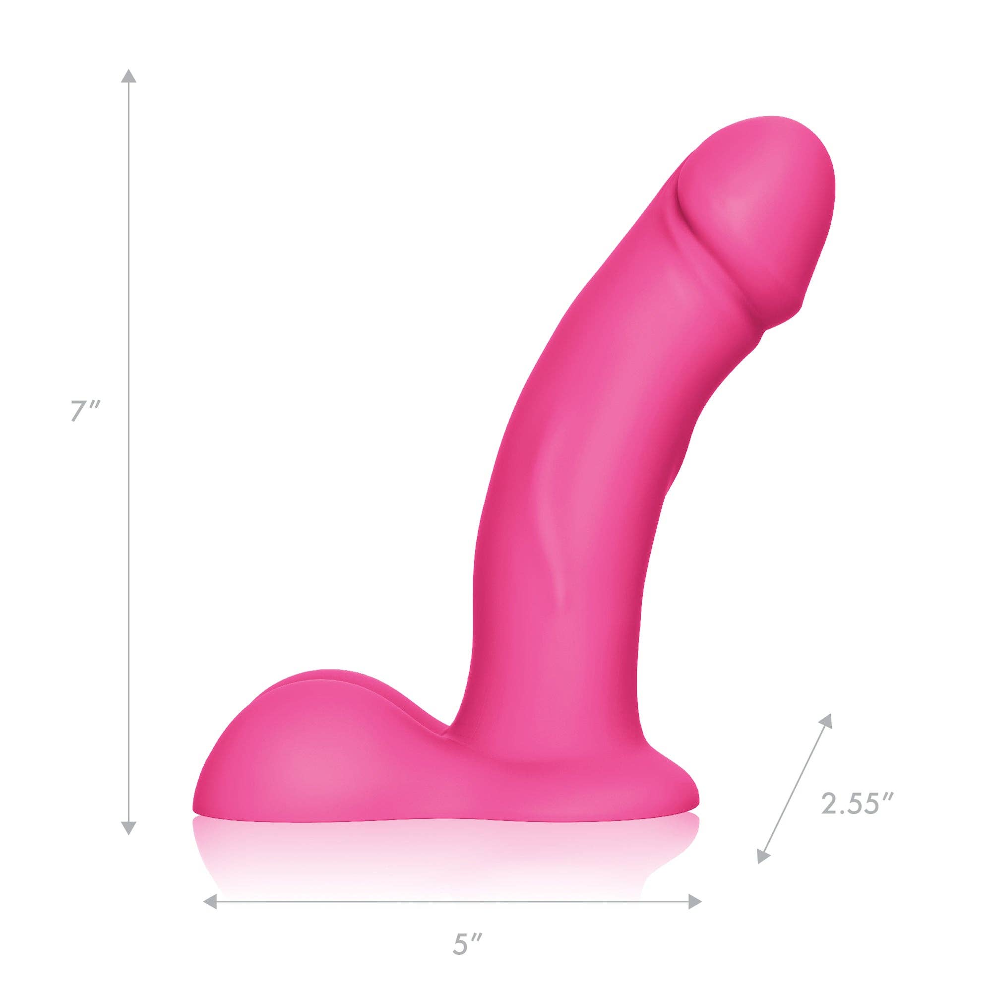 Lux Fetish Store - Wholesale Sex Toy - 6.5” Realistic SIlicone Dildo With Balls and Harness Included8