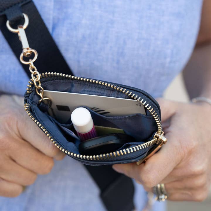 Save The Girls - Vente Étui portefeuille pour téléphone – femme - Sangle Clip & Go avec pochette RFID Solide6