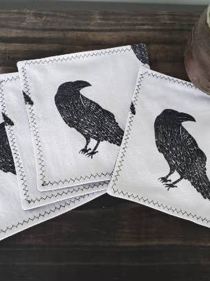 Raven Cocktail Napkin Set for wholesale by Maple Moon Designs