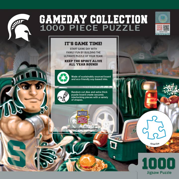 Masterpieces Puzzles - Wholesale Puzzle - Adult - Michigan State Spartans - Gameday 1000 Piece Puzzle2