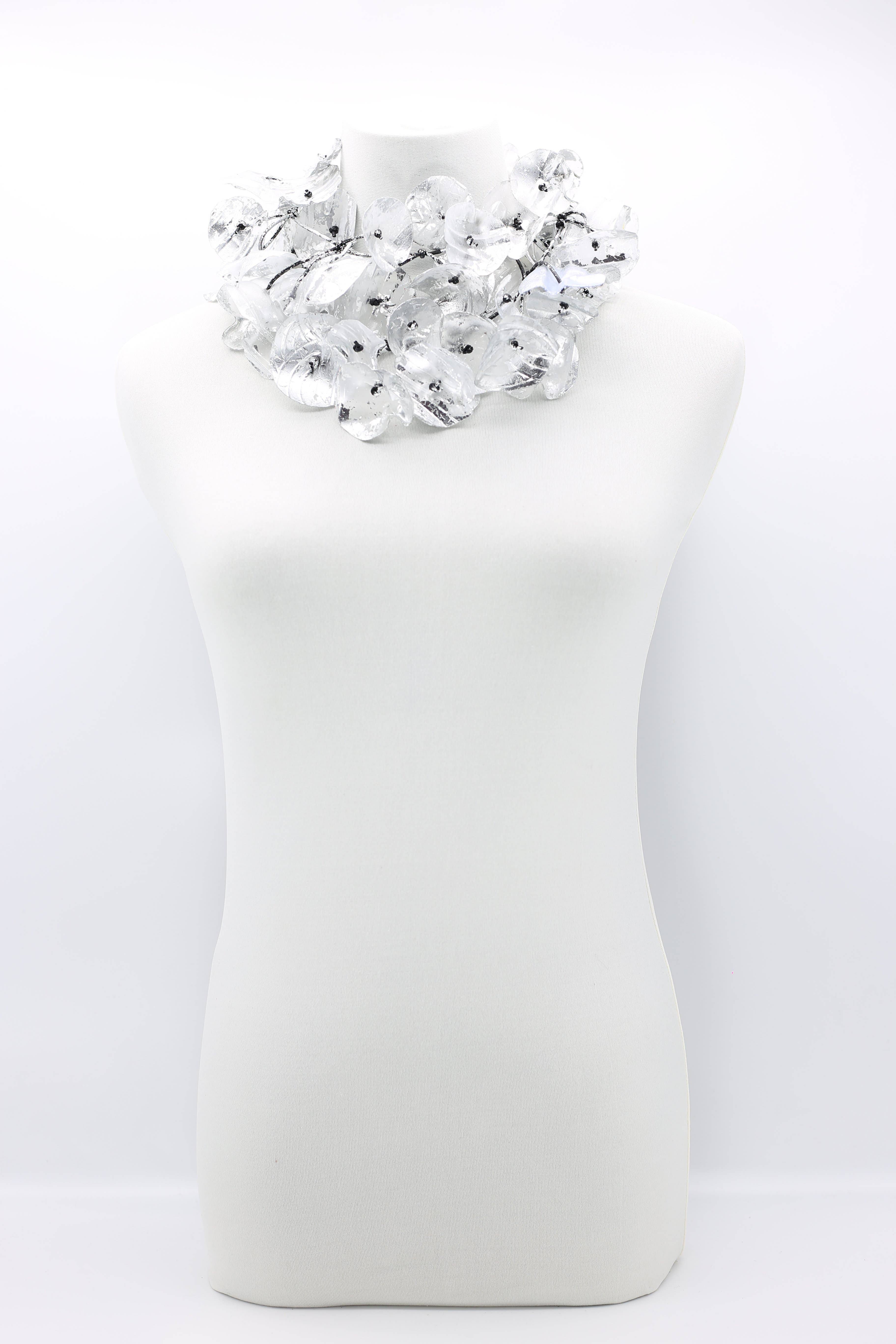 Jianhui London - Vendita all'ingrosso Collane a bavaglio - Collana grande doppia ninfea - Dorata a mano7