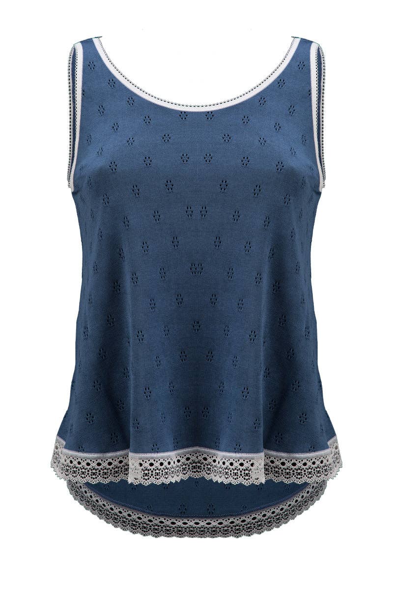 Madiva – wholesale Linne (Tryckt) - Dam – Vivi Wide Shoulder - 100% Filoscozia® wildt bomull0