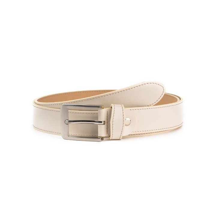 VALTICO - Wholesale Belt - Women's - 100% leather belt with stitching and nickel buckle7
