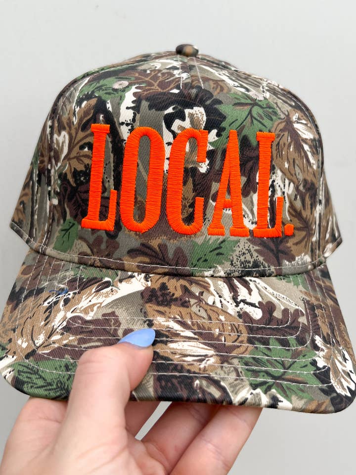 Local. Camo Trucker for wholesale by MVP Screenprinting & Embroidery