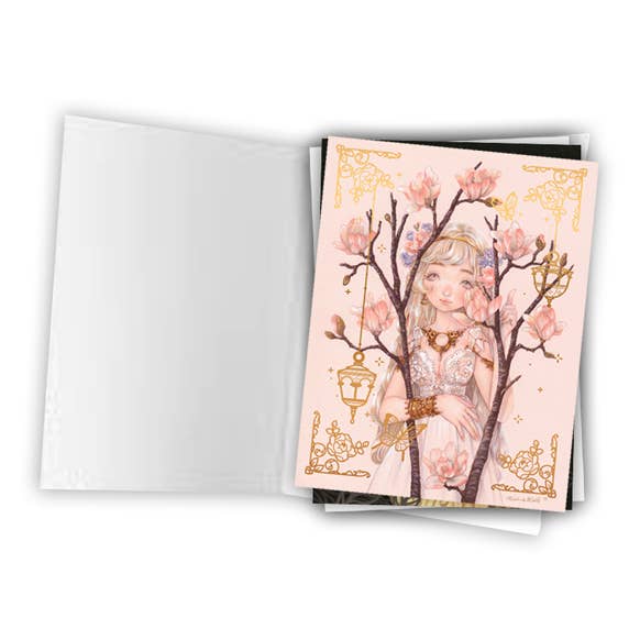 Black Fox Press - Venta al por mayor Ilustración - Set de impresión artística Gold Foil Fantasy5