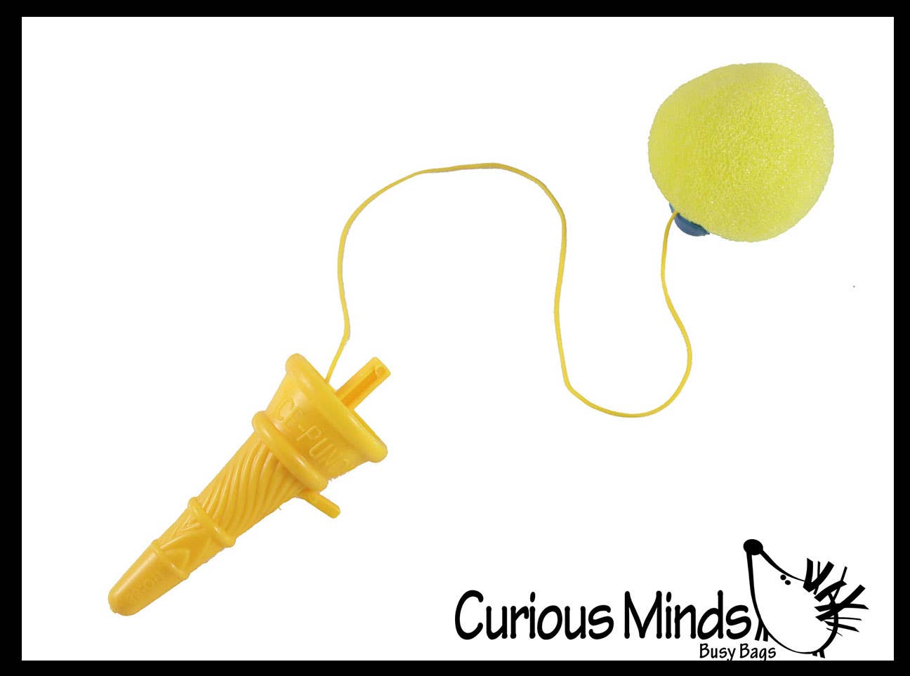 Curious Minds Toys - Wholesale Classic Toy - Kids - 1 Mini Ice Cream Cone Shooter Popper Toy - Foam Ball Shoots4