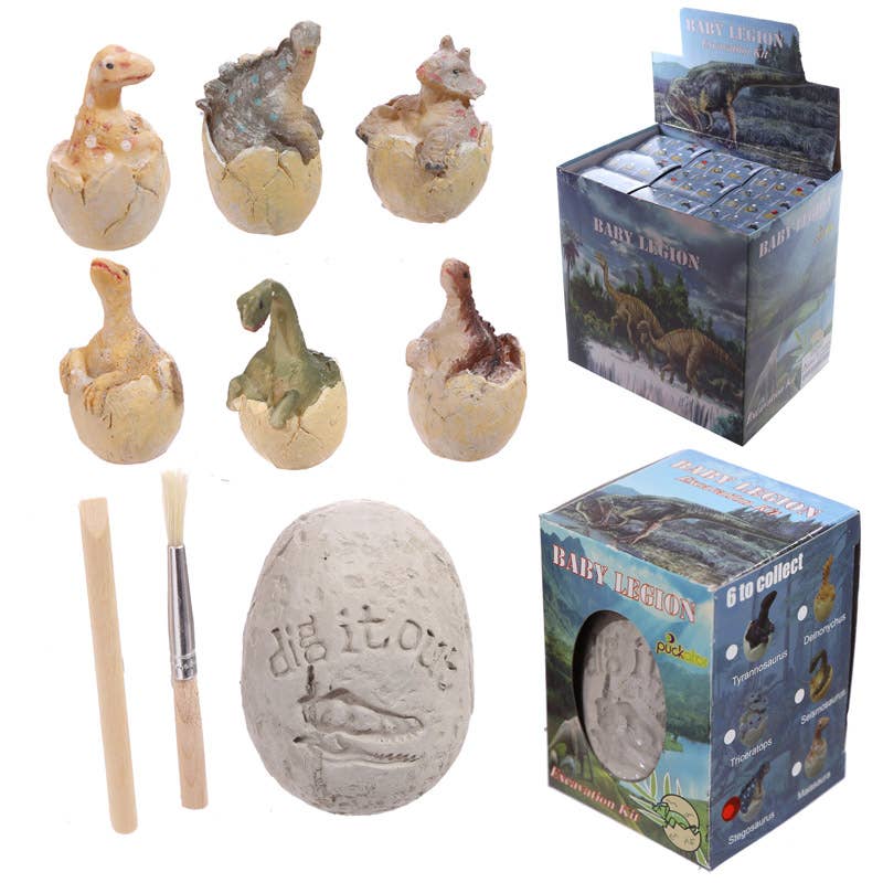 Puckator Ltd – wholesale Puzzle – Child – Baby Dinosaur in Egg Dig it Out Kit0
