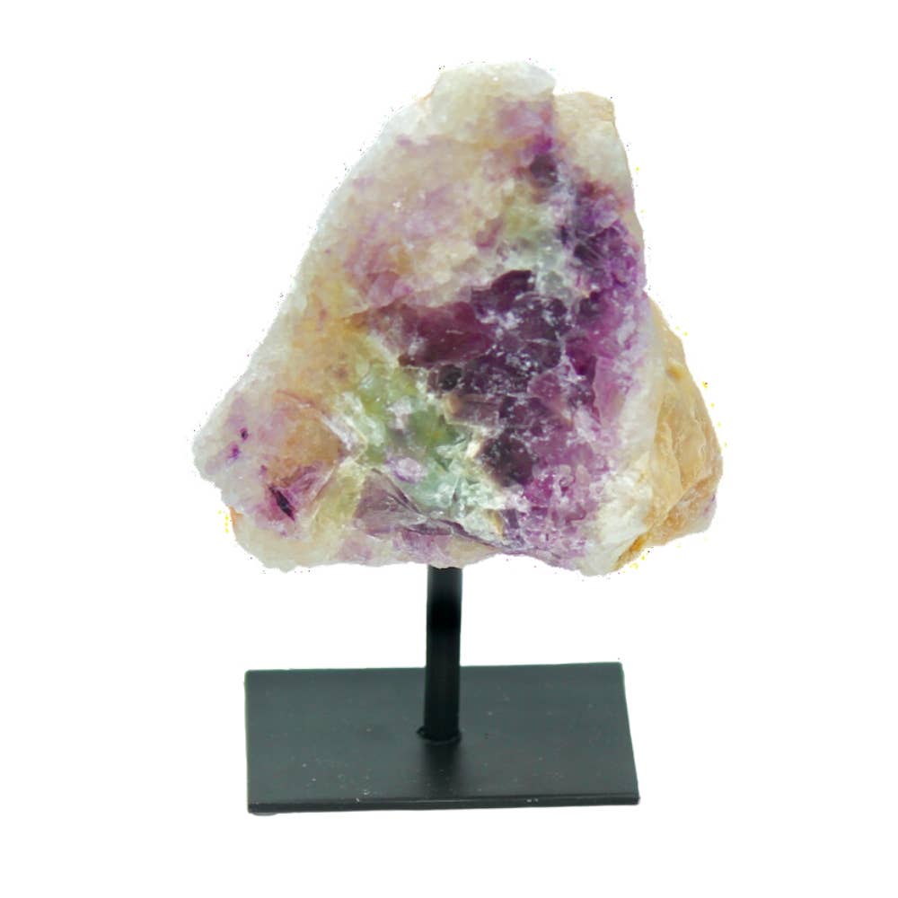 Earths Elements Wholesale - Wholesale Spiritual Stone/Crystal - Fluorite on Metal Base2