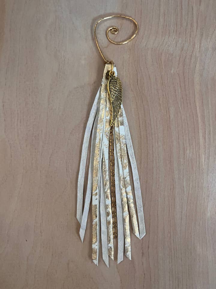 "Angels On Earth" Signature Ear Cuff ~ Gold Flakes for wholesale by ONYX xoxo