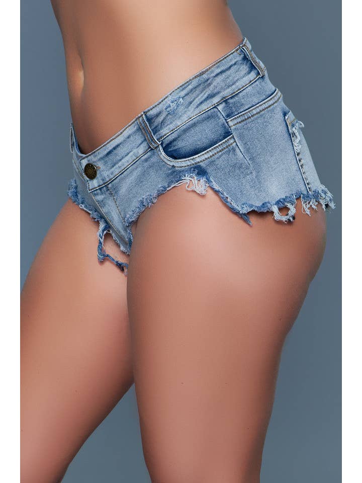 BL J29 Barely There Denim Shorts for wholesale on Faire