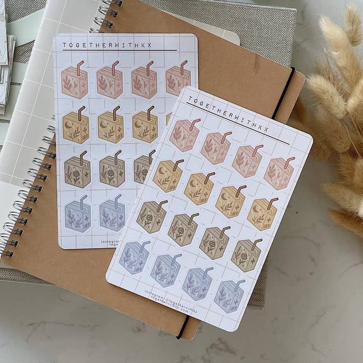 Juice Box klisterblad - standardstorlek för wholesale av togetherwithkx