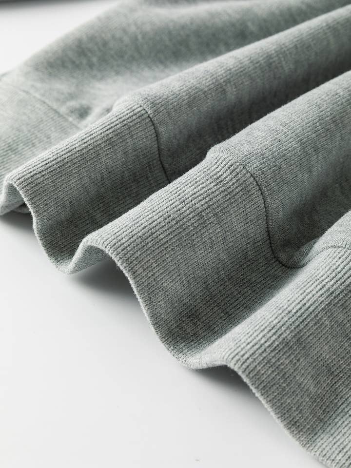 Medium Grey Side Split Drop Shoulder Oversized Sweatshirt for wholesale on Faire10