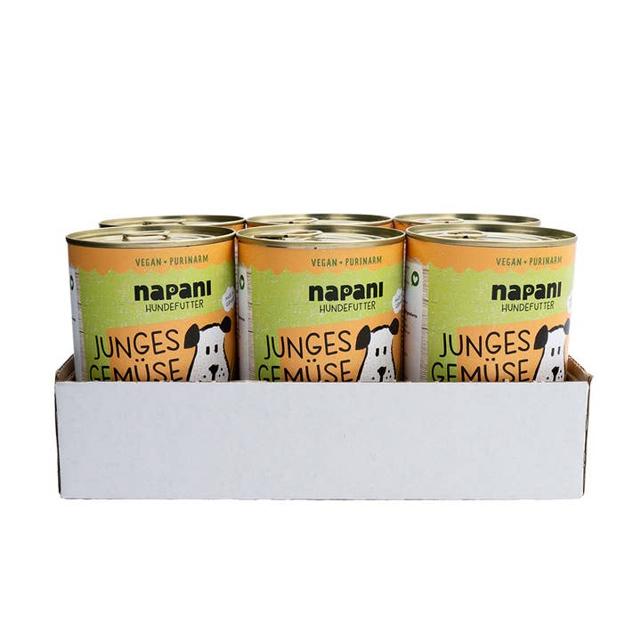 Menù Verdure Giovani 6 x 400 g - vegano, senza glutine per la vendita all'ingrosso da parte di napani GmbH & Co. KG