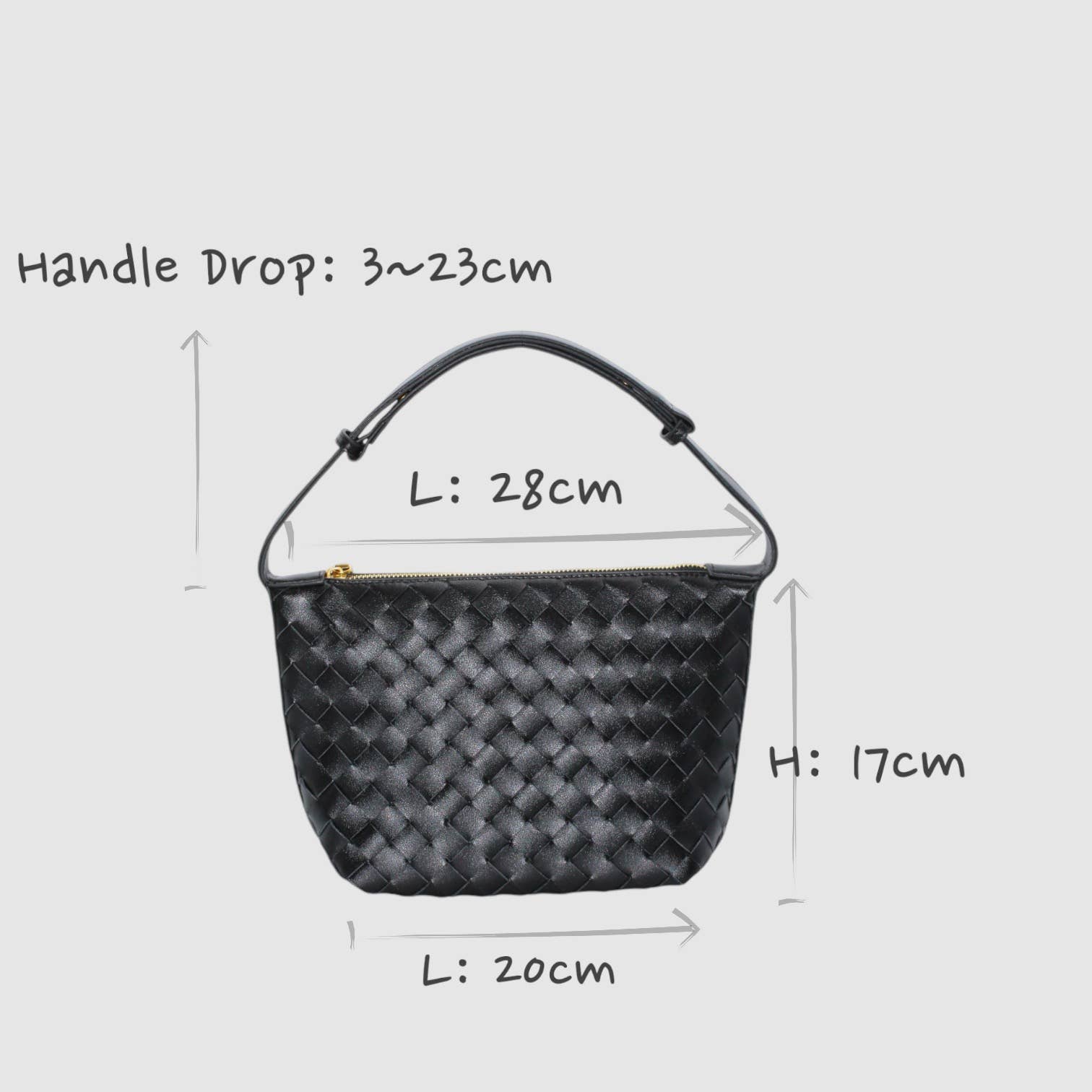 Sook Stainable - Wholesale Shoulder Bag - Women's - Genuine Leather Woven Style Boxed Pouch Bag17