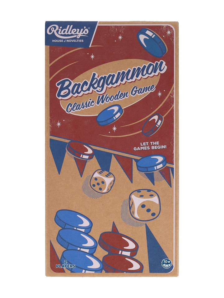 House of Novelties Backgammon for wholesale by Chronicle Books