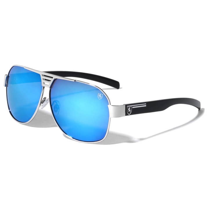 Khan Color Mirrored Aviator 8kn-2010-cm for wholesale by Sunrayzz Imports