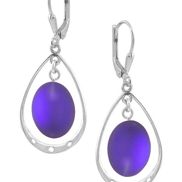 LeightWorks - Vente Boucles d'oreilles pendantes - Boucles d'oreilles ovales avec boucle6