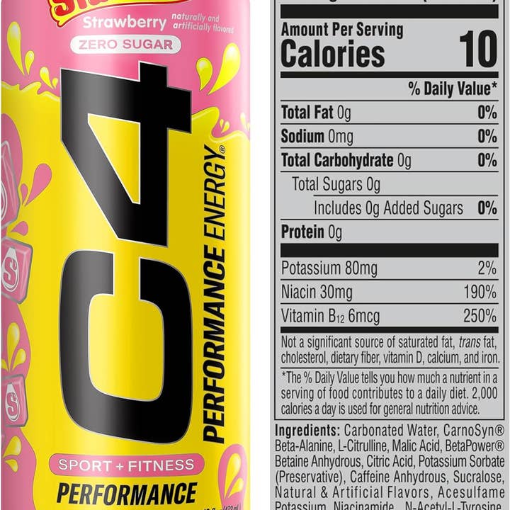 Campus Protein - Wholesale Sports/Energy Drink - Starburst™ x Cellucor C4 Original Energy Drink