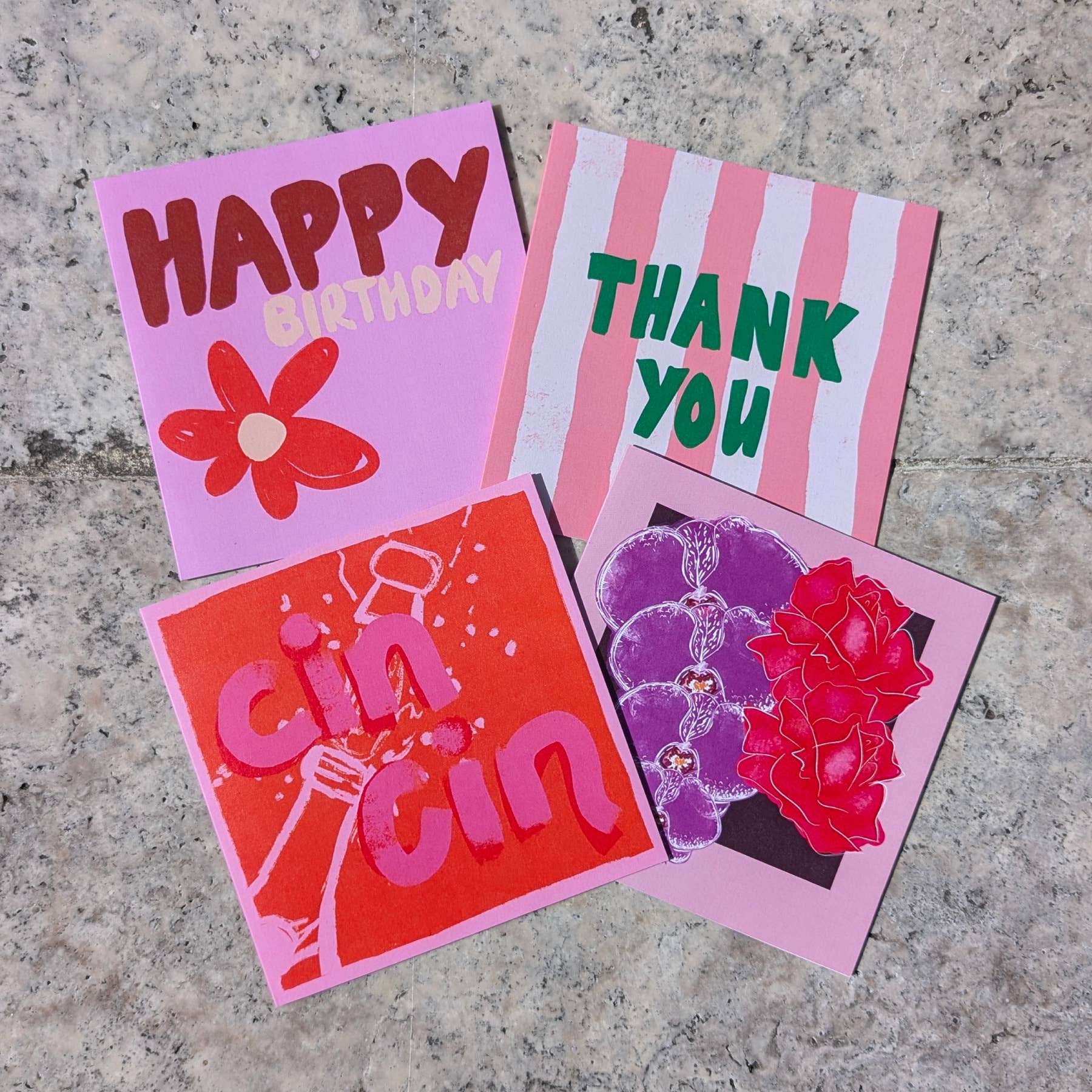Salty Melon Prints - Wholesale Birthday Card - THANK YOU2