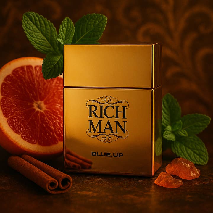 SDI-PARIS - Wholesale Perfume/Eau de Toilette - Blue-Up Rich Man Square – Men's Eau de Parfum 100 ml6