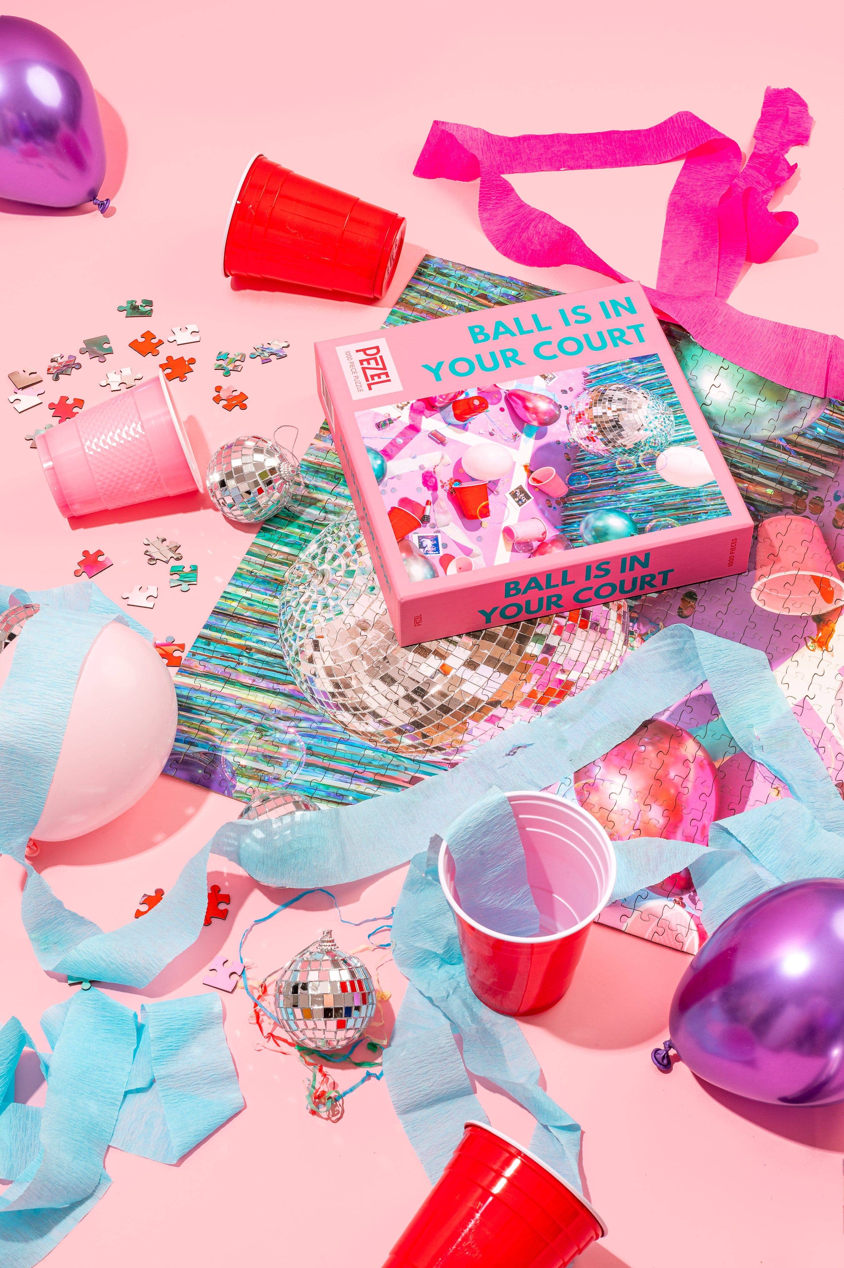 Pezel Puzzles - Wholesale Puzzle - Adult - Ball Is In Your Court | 1000 Piece Puzzle w/ Canvas Bag4