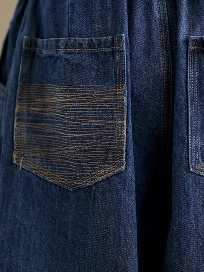 StyleGalX - Wholesale Pants - Women's - Women's Retro Loose Casual Wide Leg Pants Bottom8