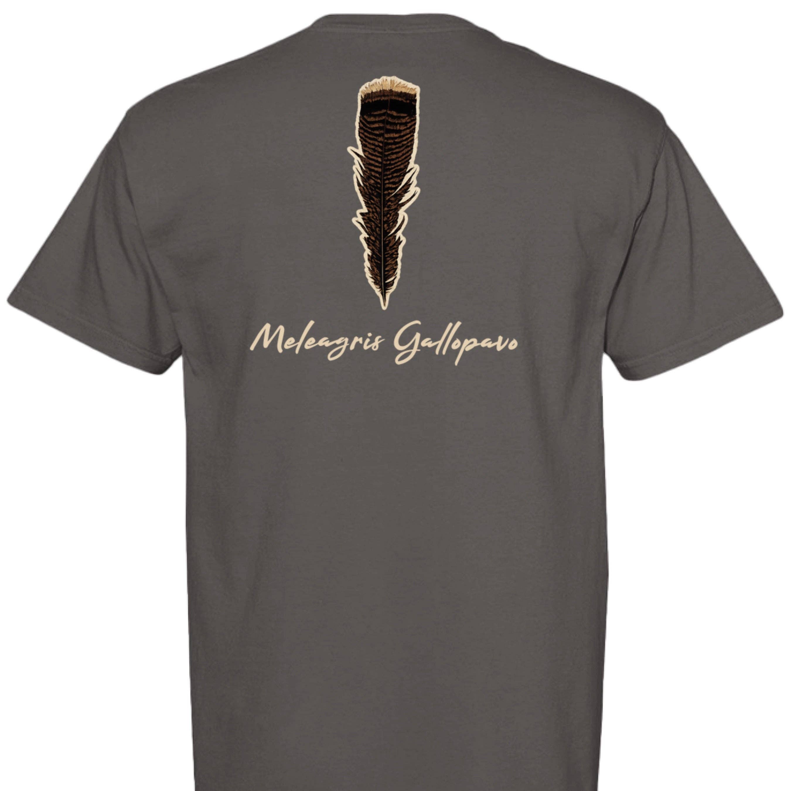 Ghost Ridge Brand - Wholesale Screen Printed T-Shirt - Unisex - Turkey Feather T-Shirt2