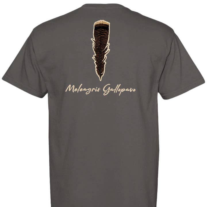 Ghost Ridge Brand - Wholesale Screen Printed T-Shirt - Unisex - Turkey Feather T-Shirt2