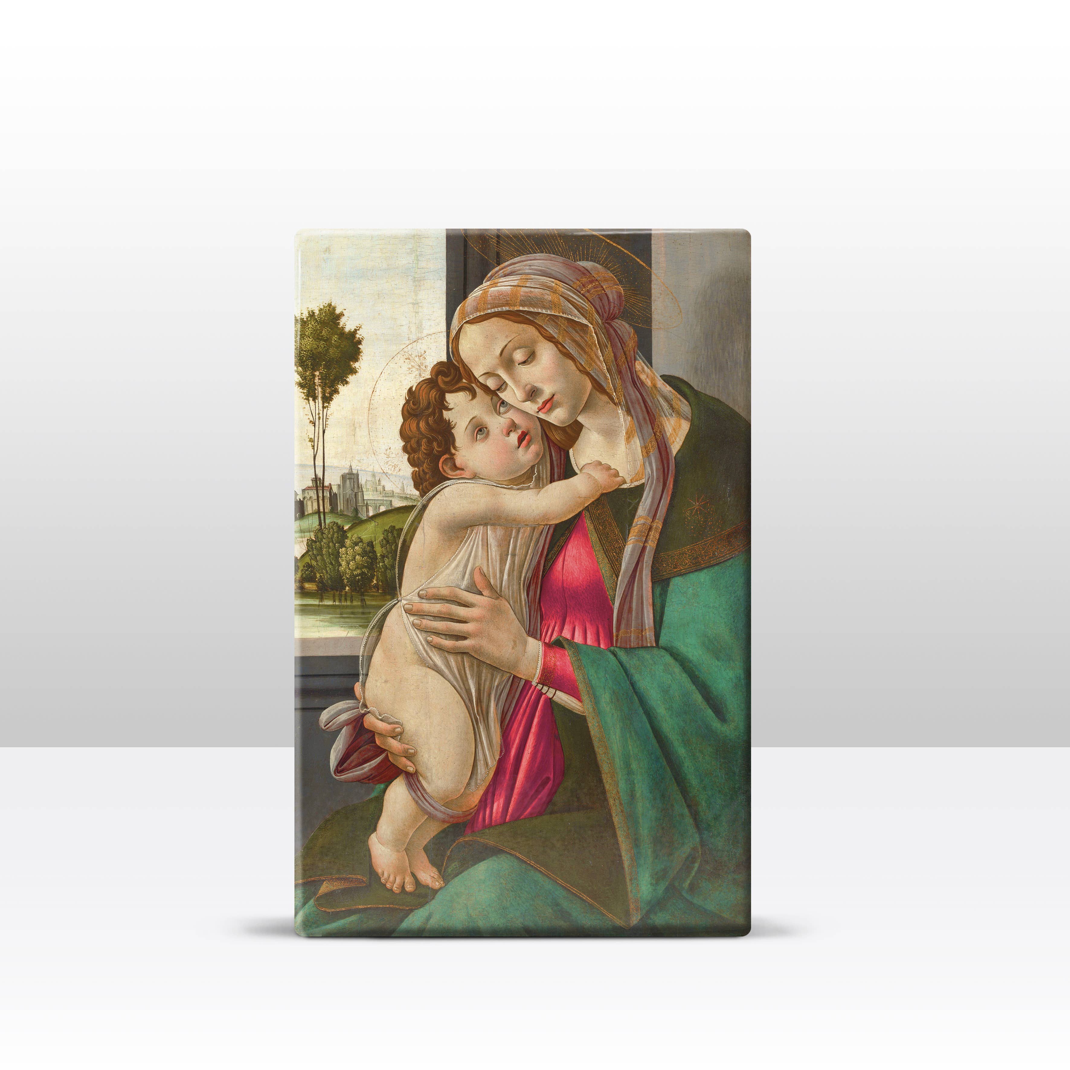 Laqueprint – wholesale Konsttryck – Laqueprint - Madonna med barnet av Sandro Botticelli1