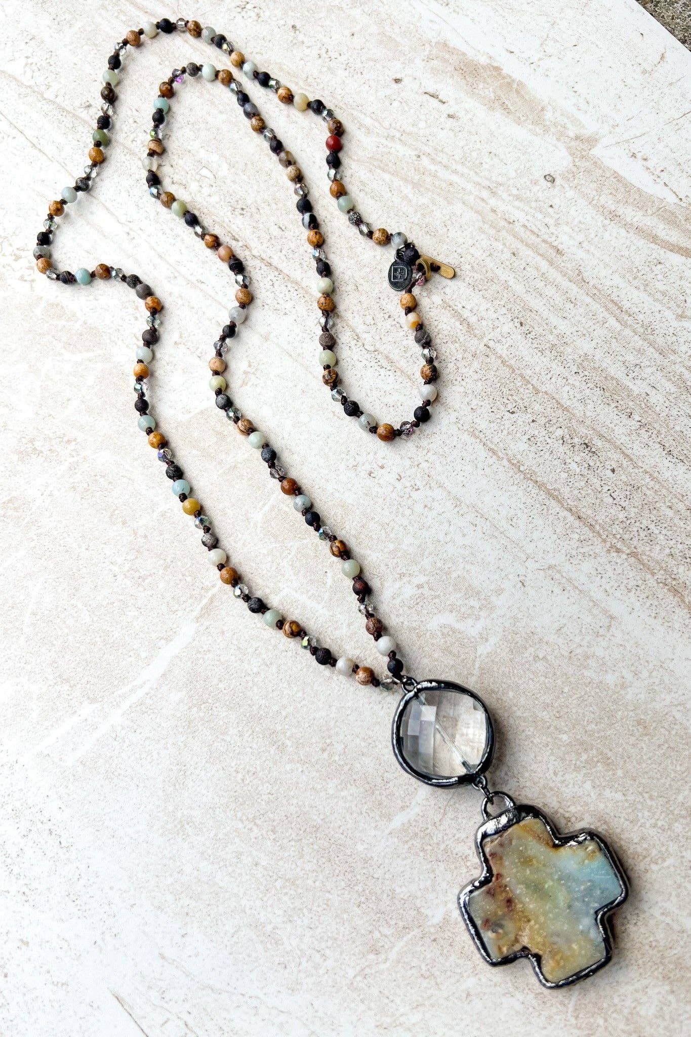 Dylan Designs - Wholesale Pendant/Charm Necklace - McCall Necklace in Amazonite2