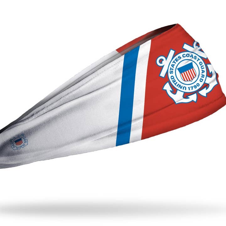 Garde côtière : bandeau Big Bang Lite à rayures avec logo pour la vente par JUNK Brands