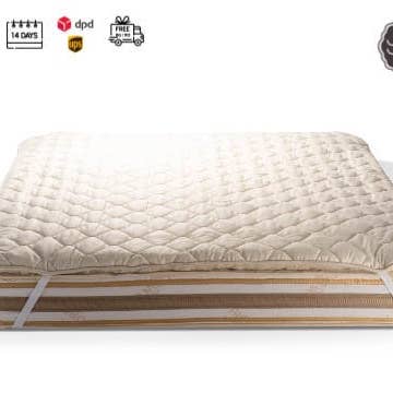 Wool Bed Topper suitable for All Season for wholesale by Ekotex 1 ltd.