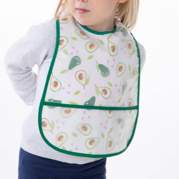 Bavoir lavable en forme d'avocat pour la vente par London Bridge & Maison Chic