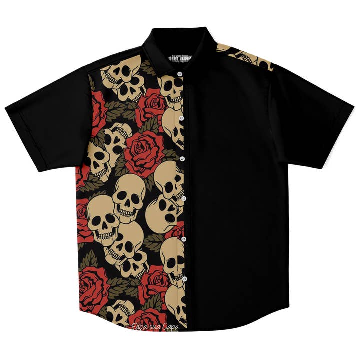 Beautiful Death Short Sleeve Polo for wholesale by The Closet Junkies
