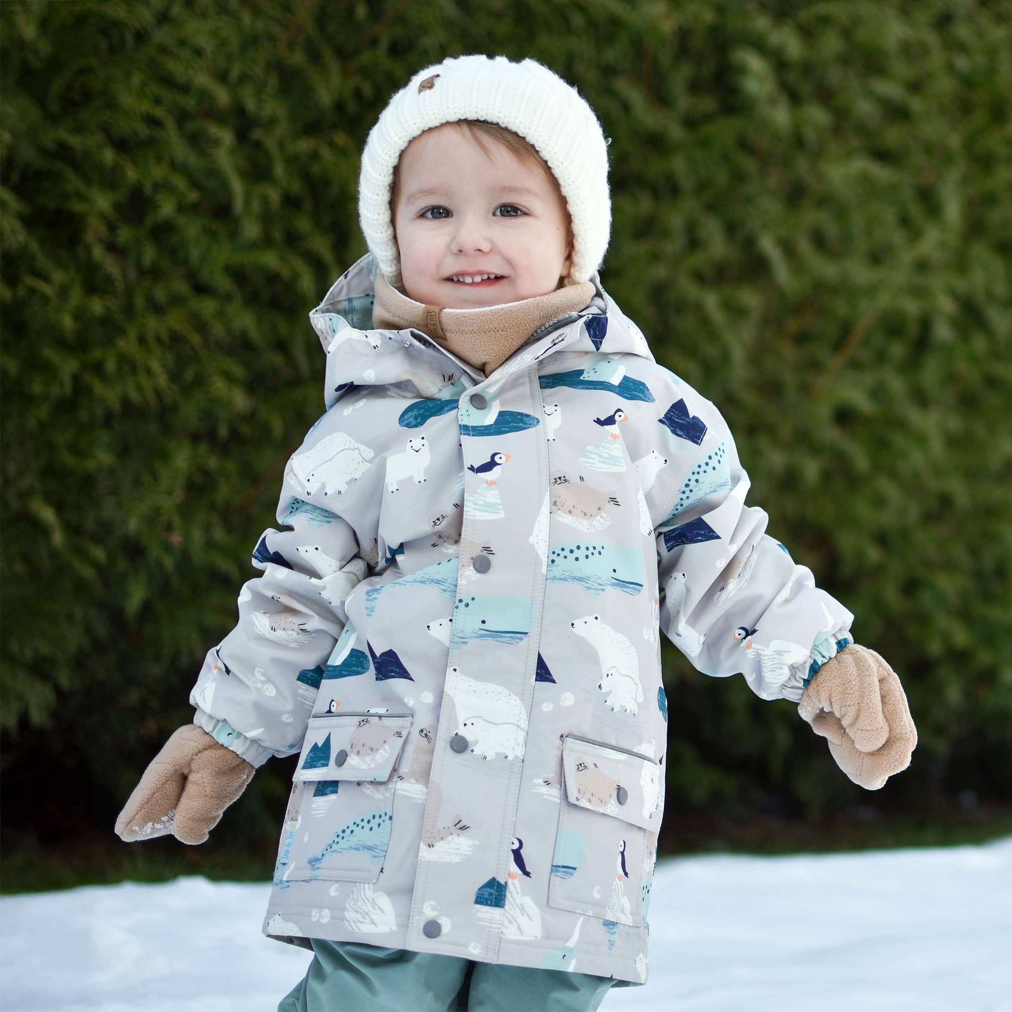 Jan & Jul - Wholesale Raincoat - Kids - Polar Pals | Cozy-Dry Waterproof Jacket3