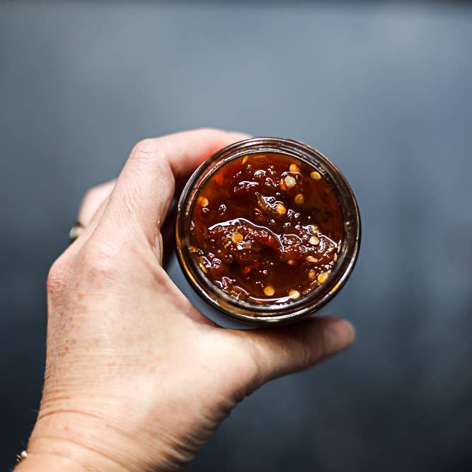 Girl Meets Dirt - Wholesale Preserves - Hot Damn Pepper Jam Spoon Preserves 7.75oz2