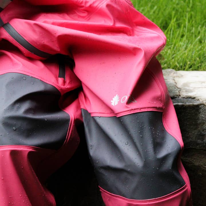Oaki - Venta al por mayor Impermeable - Niños - Traje de lluvia de poliuretano, rosa Park City1