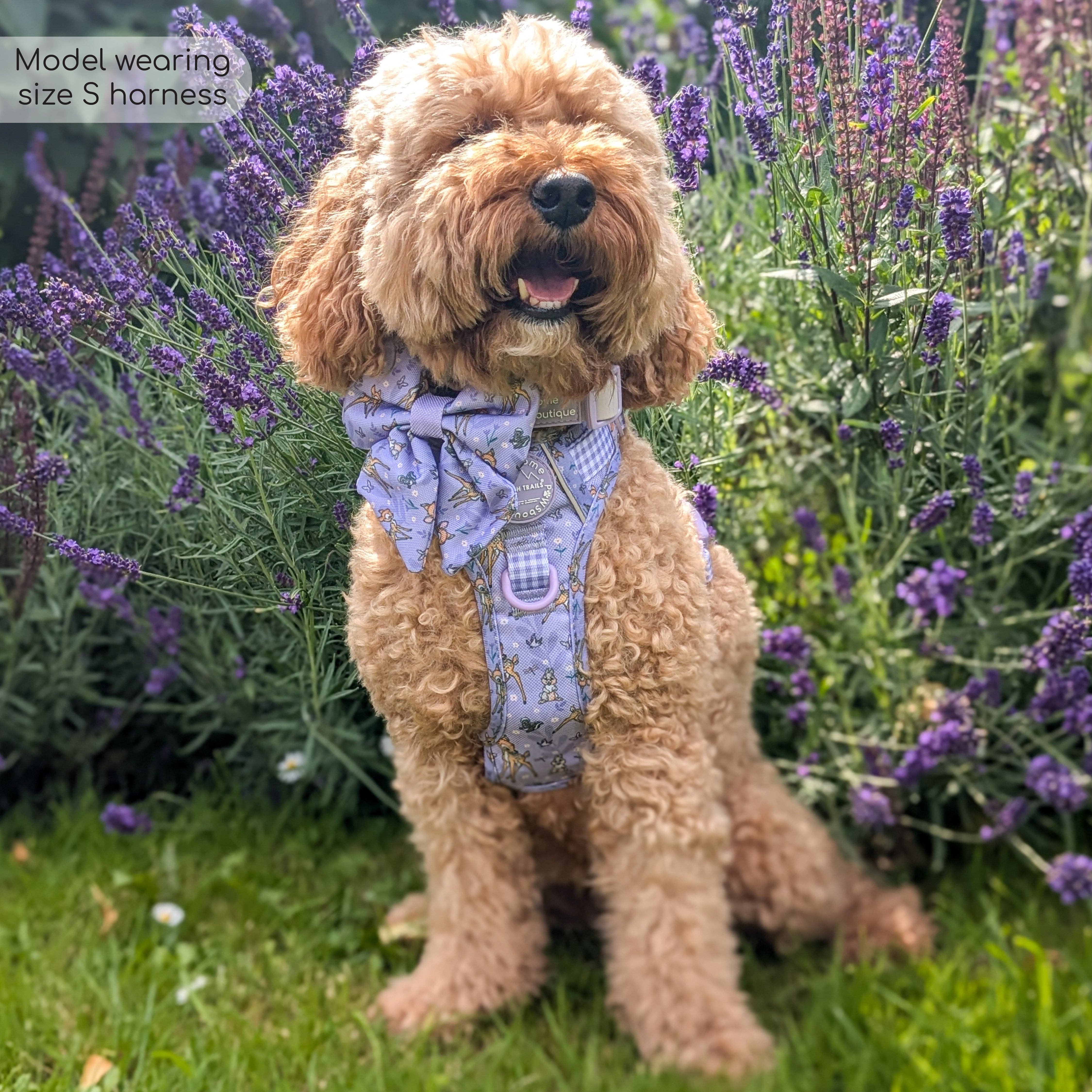 Pawsome Paws - Wholesale Pet Harness - Dog - Disney© Tough Trails™ Harness - Bambi + Friends Lilac4