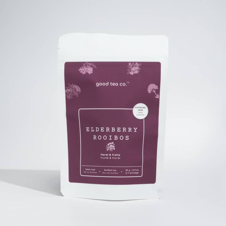 Rooibos aux baies de sureau - Thé aux herbes en vrac pour la vente par Good Tea Co.