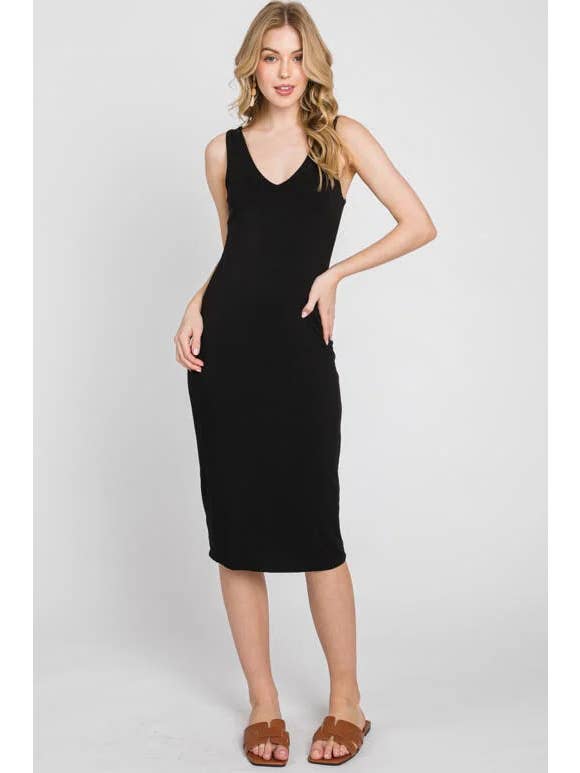 Final Touch - Wholesale Dress - Women's - Double Layer Bodycon Dress - D16003
