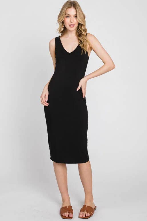 Final Touch - Wholesale Dress - Women's - Double Layer Bodycon Dress - D16003