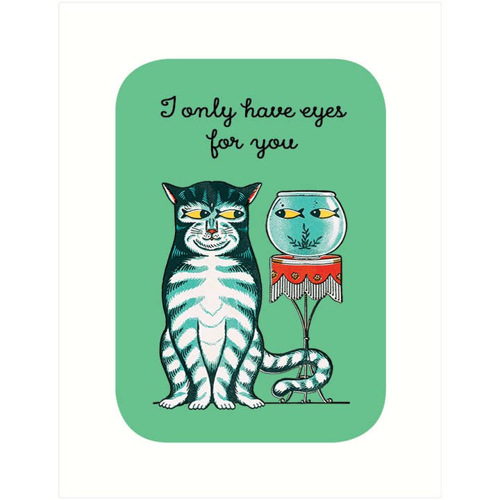 Carte de vœux Eyes for You | Love pour la vente par Lucca Paperworks