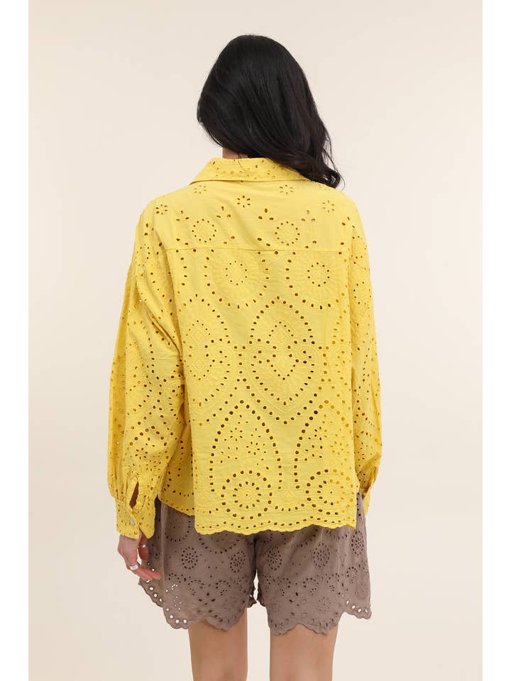 LÉA & LUC - Wholesale Button Down Shirt - Women's - 100% Cotton Shirt REF. 20288