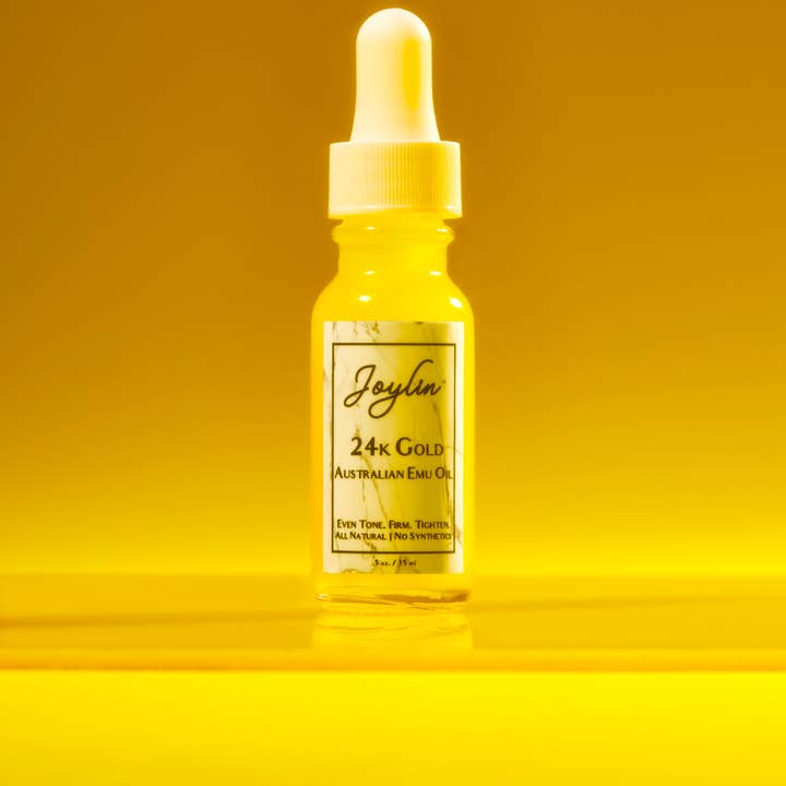 Joylin Naturals – wholesale Bath/body oil – 24K Gold Emu Oil - .5oz1