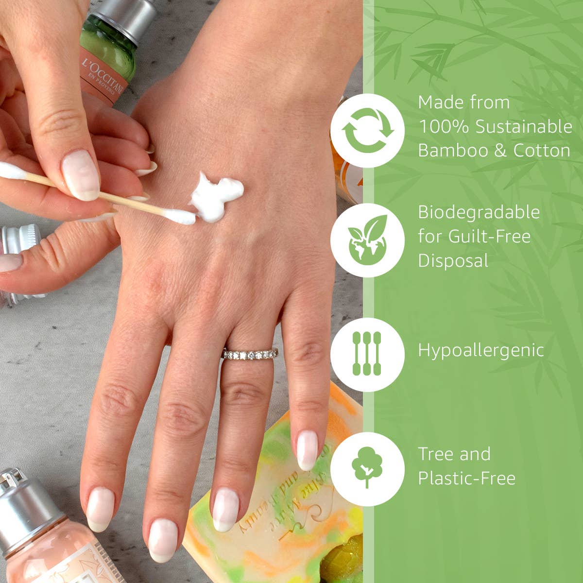 Ibambo - Wholesale Cotton Swab/Q-Tip - Ibambo Bamboo Cotton Swabs - 200 Pack 1