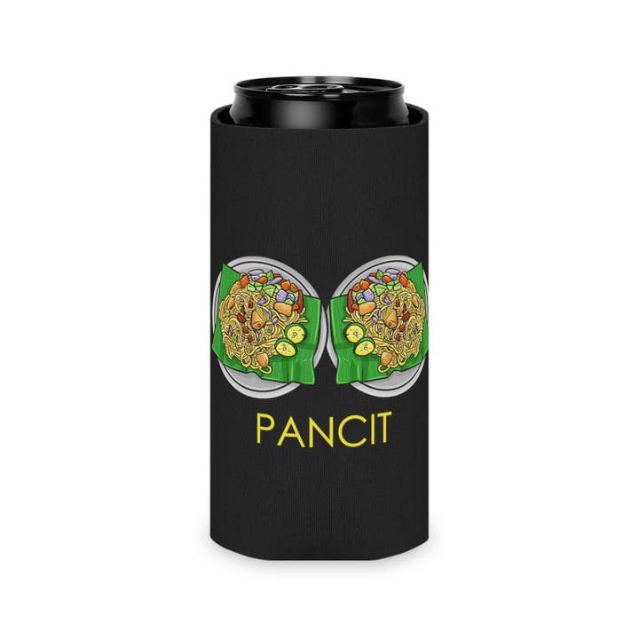 Teegarb LLC - Wholesale Drink huggers & koozies - Beer Can Cooler Sleeve Humorous Pancit Filipinos Dining Cuisines Illustration Gag Hilarious Asians2